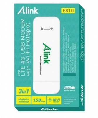 ���� ������  LTE 4G ���� �� 150Mbps - ������ USB - ���� WIFI ��� ALINK E810