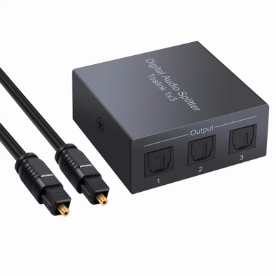 ���� ����� ����� SPDIF TOSLINK �(�� ����� ��� � 3 ������) - SPDIF TOSLINK SPLITTER