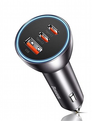 ���� ��� BASEUS PD 65W - �� 2 ������ TYPE C ������ USB 