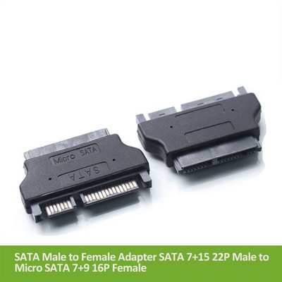 ���� � SATA ������ SATA - �22 ��� � 16 ��� - SATA 7+15 22P Male to Micro SATA 7+9 16P Female