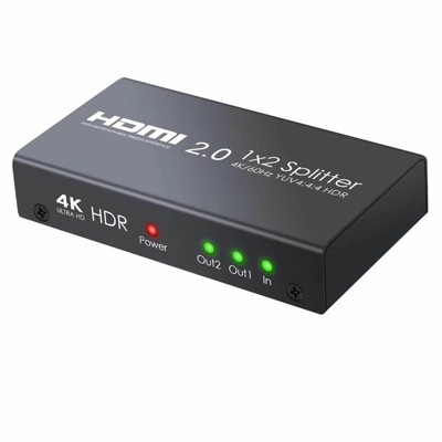 ���� HDMI �-2 ������ (SPLITTER) ����  4K ULTRA HD 60FPS - ���� EDID
