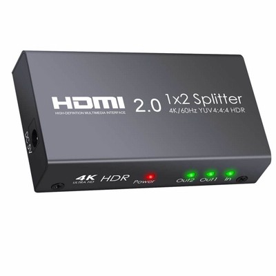 ���� HDMI �-2 ������ (SPLITTER) ����  4K ULTRA HD 60FPS - ���� EDID