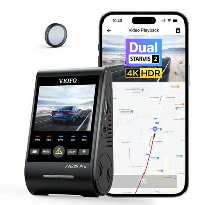 ����� ��� VIOFO A229 PRO 1CH 4K - ���� GPS 