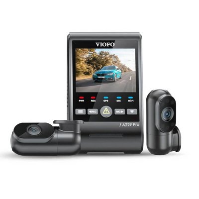 ����� ��� VIOFO A229 PRO 3CH 4K - ���� GPS - �� 3 ������: ����� | ������ | ������