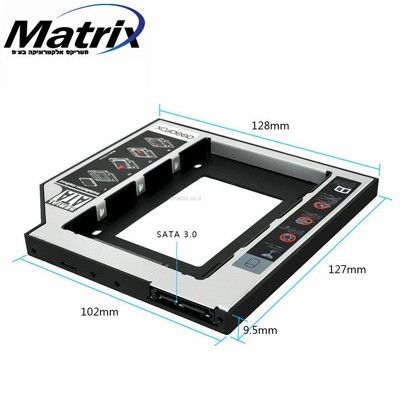 ���� ������ ���� ����/SSD ����� ���� DVD ����� ���� - 9.5mm Caddy