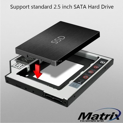 ���� ������ ���� ����/SSD ����� ���� DVD ����� ���� - 9.5mm Caddy