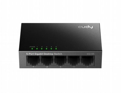 ��� ��� Gigabit �� 5 ������ RJ45 - CUDY GS105 - ���� ����