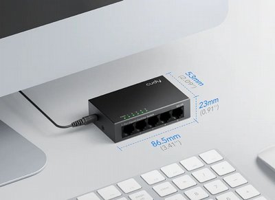 ��� ��� Gigabit �� 5 ������ RJ45 - CUDY GS105 - ���� ����