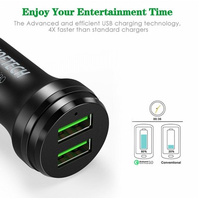 ���� ��� CHOETECH ���� � ���� QUALCOMM QUICK CHARGE 3.0 � �� 2 ������ USB