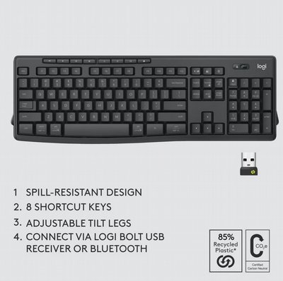�� ����� ����� �������� Logitech MK370 Combo for Business � ������ ��Logi Bolt | ����� ������� 