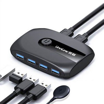 ��� ���� KVM USB 3.0 SWITCH - ������ ����� USB ��� 2 ������