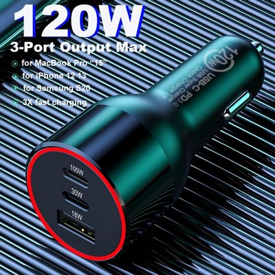 ���� ��� PD 120W - �� 2 ������ TYPE C ������ USB - ���� ����� ����� ������� ������, ������ ������, HUAWEI, �������� ����