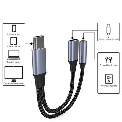 ���� USB Type C ��� �-AUX ���� ���� ����� �� 60W ����������� ��� ��� �������