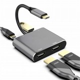 ���� � THUNDERBOLT 3 � 2 ���� HDMI �� 4K 60fps �� ����� - Thunderbolt 3 to dual 4K HDMI