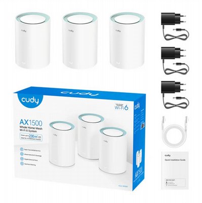 ����� ���� ����� (2 ������) Cudy AX1800 Whole Home Mesh WiFi System M1800