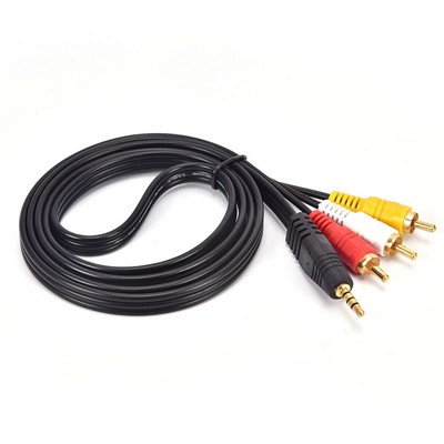 ��� ���� AV � RCA (������ 3.5MM PL � 3XRCA) - ���� 1.5 ���