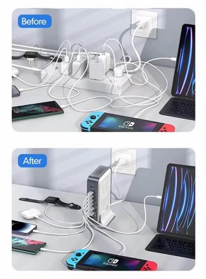 ���� ������  200W GaN �� 8 ������ USB-C / USB-A � ���� ����� ����� ���� �����������
