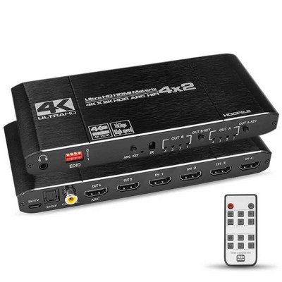 ������ HDMI 4X2 - ����/��� HDMI 2.0 4K �-2 ������ � 4 ������  ���� ARC ������� ����� - ���� ��� ����