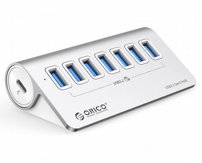���� USB 3.2 GEN2 ������ �� 7 ������  ORICO -  ���� 10Gbps