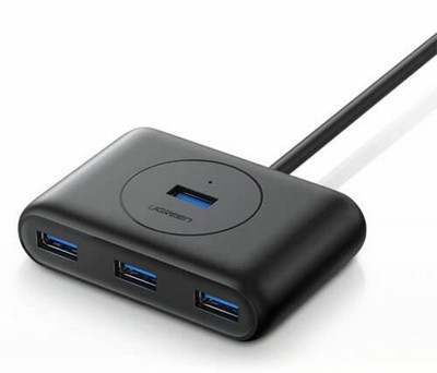 ���� USB 3.0 ������ �� 4 ������ �� UGREEN - ���� ����� TYPE C ������ USB3