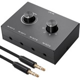 ��� ����� �� ������ - �� ������ PL3.5mm - �� 4 ������ �����  - 4WAY BI-DIRECTIONAL AUDIO SWITCH