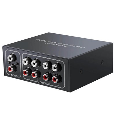 ��� ����� �� ������ - �� ������ RCA - �� 4 ������ �����  - 4WAY BI-DIRECTIONAL AUDIO SWITCH