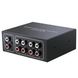 ��� ����� �� ������ - �� ������ RCA - �� 4 ������ �����  - 4WAY BI-DIRECTIONAL AUDIO SWITCH