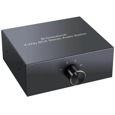 ��� ����� �� ������ - �� ������ RCA - �� 4 ������ �����  - 4WAY BI-DIRECTIONAL AUDIO SWITCH