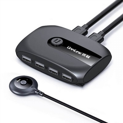 ��� ���� KVM USB 2.0 SWITCH - ������ ����� USB ��� 2 ������