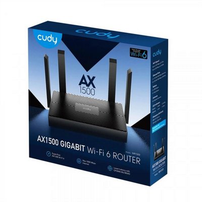 ��� ������ ����� CUDY WR1500  WiFi6 | �� 4 ������| DUAL BAND
