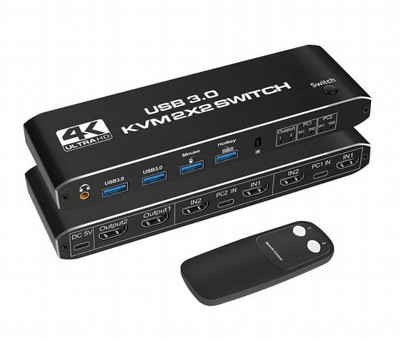 ����� ����� DUAL HDMI KVM �-2 ������ ����� ����� ��� �� 2 ����� � USB - ����� � EXTENDED - 4K