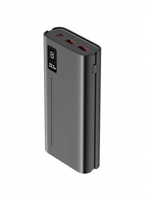 ����� ����� POWERBANK ������� 20000mAh - ���� ����� ����� PD � QC3.0 - �� �������