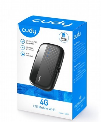 ����� ���� ������ ���� Cudy 4G LTE Mobile Wi-Fi MF4