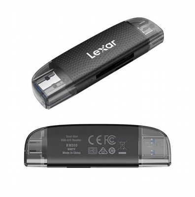 ���� ������� ���� ������  USB3.1 GEN1 1 | ����� USB3.1+TYPE C | ����� SD �- SD ��� LEXAR RW310