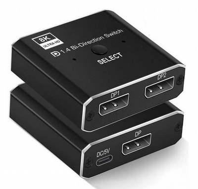 ��� DISPLAYPORT 1.4 �� ������  DP BI-DIRECTIONAL SWITCH - ���� �� 8K