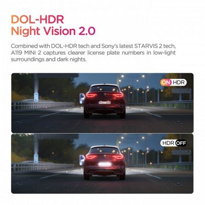 ����� ��� VIOFO A119 MINI 2 - ���� ����� ���� - SUPER CAPACITOR - ����� 2 SONY STARVIS - ���� GPS