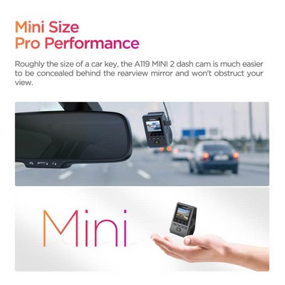 ����� ��� VIOFO A119 MINI 2 - ���� ����� ���� - SUPER CAPACITOR - ����� 2 SONY STARVIS - ���� GPS