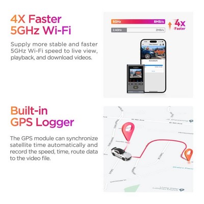 ����� ��� VIOFO A119 MINI 2 - ���� ����� ���� - SUPER CAPACITOR - ����� 2 SONY STARVIS - ���� GPS