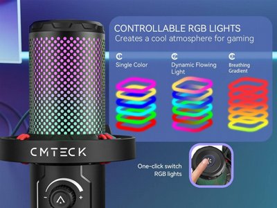 �������� USB-C �������� CMTECK XM560 �� ����� RGB