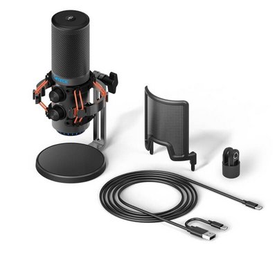 �������� USB-C ������� ������ XM630 | �24bit/96kHz | ����� ��� ����� | Shock Mount �-Pop Filter