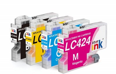 �� 4 ���� ��� ���� BROTHER LC424 