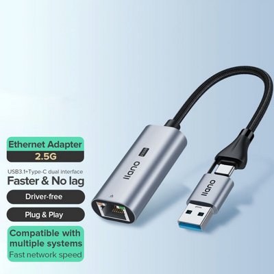 ���� ��� 2.5G - USB 3.1 Type-C to 100/1000/2500Mbps 2.5 Gigabit 
