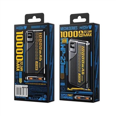 ����� ����� POWERBANK ������� 10000mAh  | ���� 22.5W | ���� ����� ����� PD � QC3.0 - �� ������� - WP-23