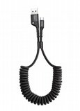 כבל טעינה וסנכרון USB ל TYPE C- מסולסל - מתאים גם לאייפון 15 ומעלה - BASEUS כבל טעינה וסנכרון USB ל TYPE C- מסולסל - מתאים גם לאייפון 15 ומעלה - BASEUS
