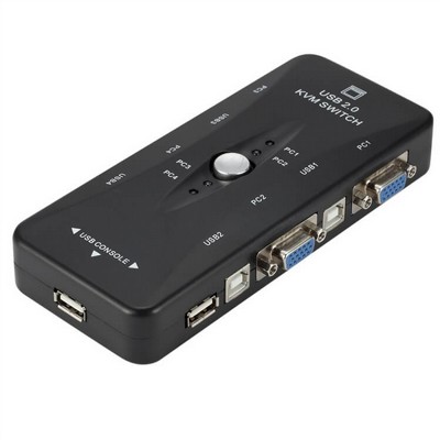 ����� ����� VGA KVM �-4 ������ ����� ����� ��� VGA + USB