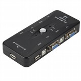 ����� ����� VGA KVM �-4 ������ ����� ����� ��� VGA + USB