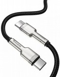 כבל USB PD 5A 100W Type-C - אורך 2 מטר - BASEUS - לטעינה עד 100W כבל USB PD 5A 100W Type-C - אורך 2 מטר - BASEUS - לטעינה עד 100W