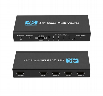 ���� ��� 4X1 - ����� ��  �� 4 ������ HDMI �� ��� ��� | QUAD HDMI MULTI-VIEWER