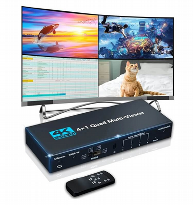 ���� ��� 4X1 - ����� ��  �� 4 ������ HDMI �� ��� ��� | QUAD HDMI MULTI-VIEWER