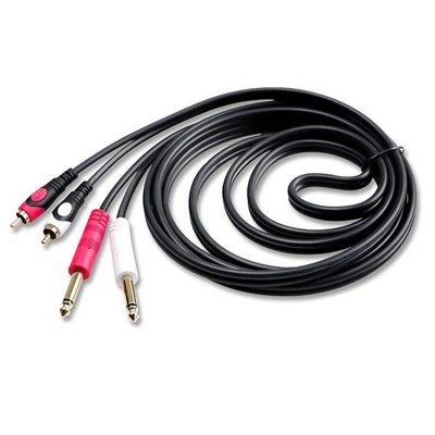 ��� ����� 2x RCA ��� - 2x PL 6.35 ���� ��� ���� 3 ��� 
